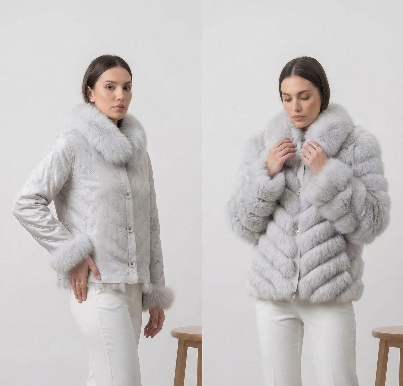 CHAQUETA REVERSIBLE ZORRO CORTA C/BOTONES