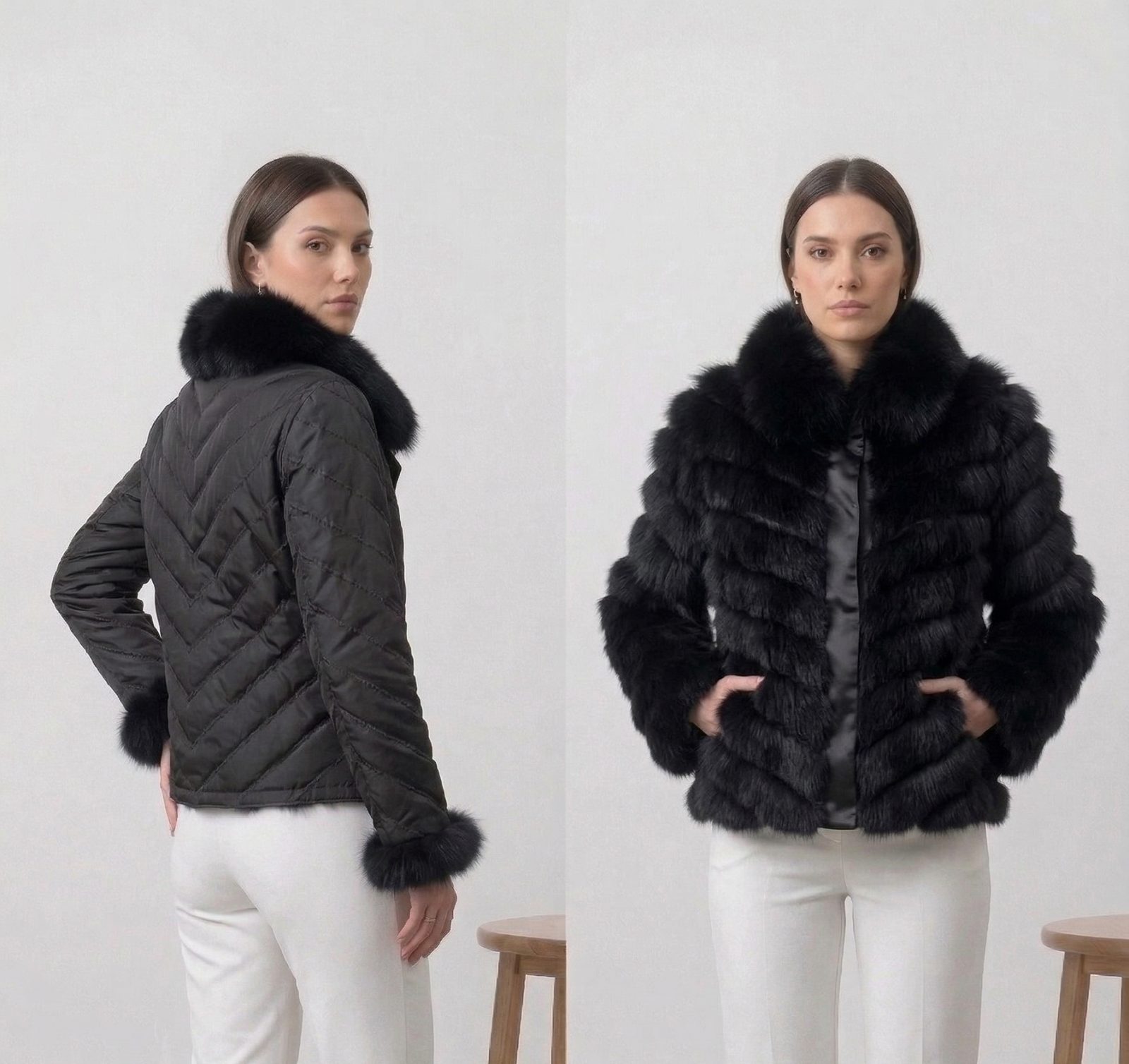 CHAQUETA ZORRO REVERSIBLE CLARY CORTA