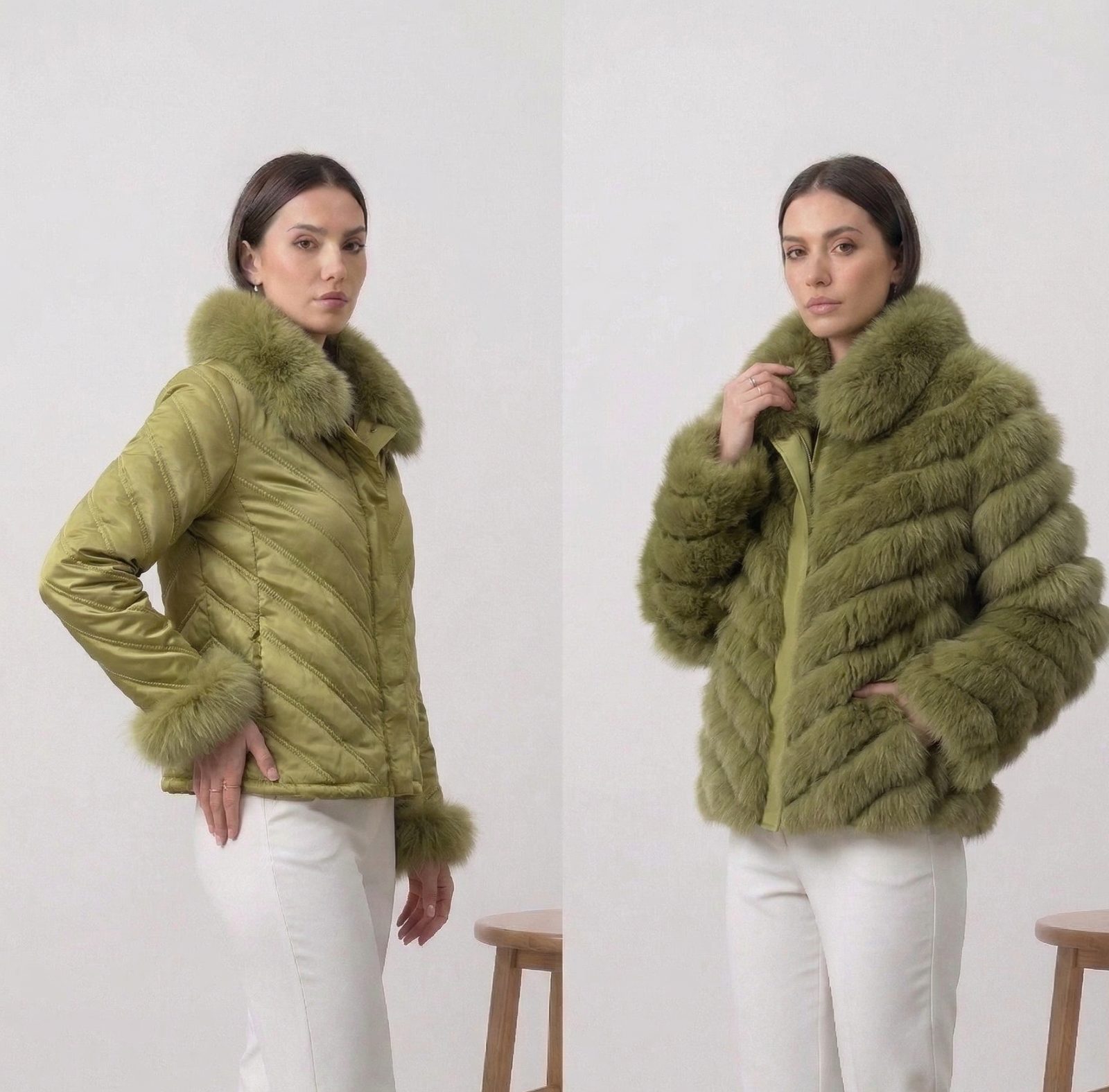 CHAQUETA ZORRO REVERSIBLE CLARY CORTA