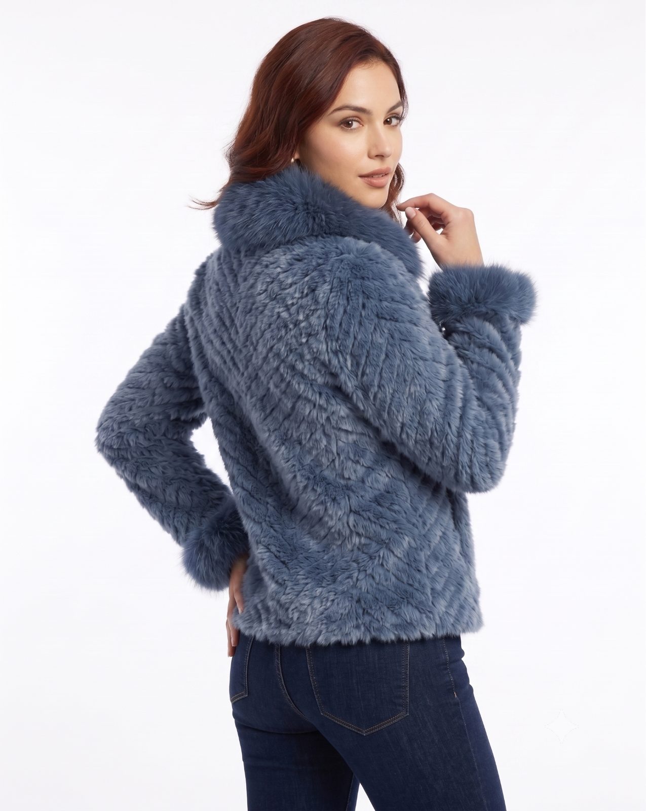 CHAQUETA REVERSIBLE CONEJO CUELLO DESMONTABLE