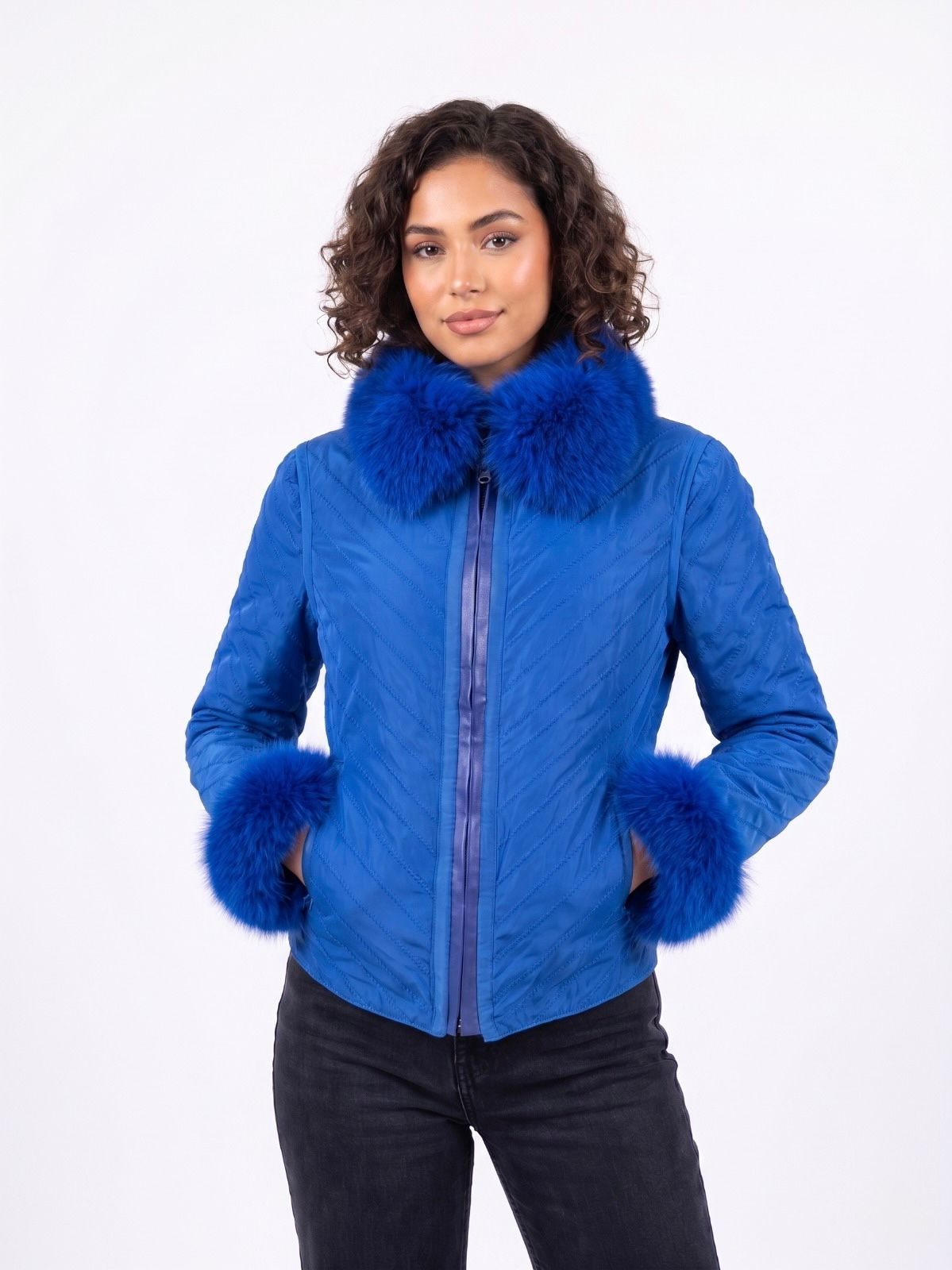 CHAQUETA REVERSIBLE CONEJO CORTA