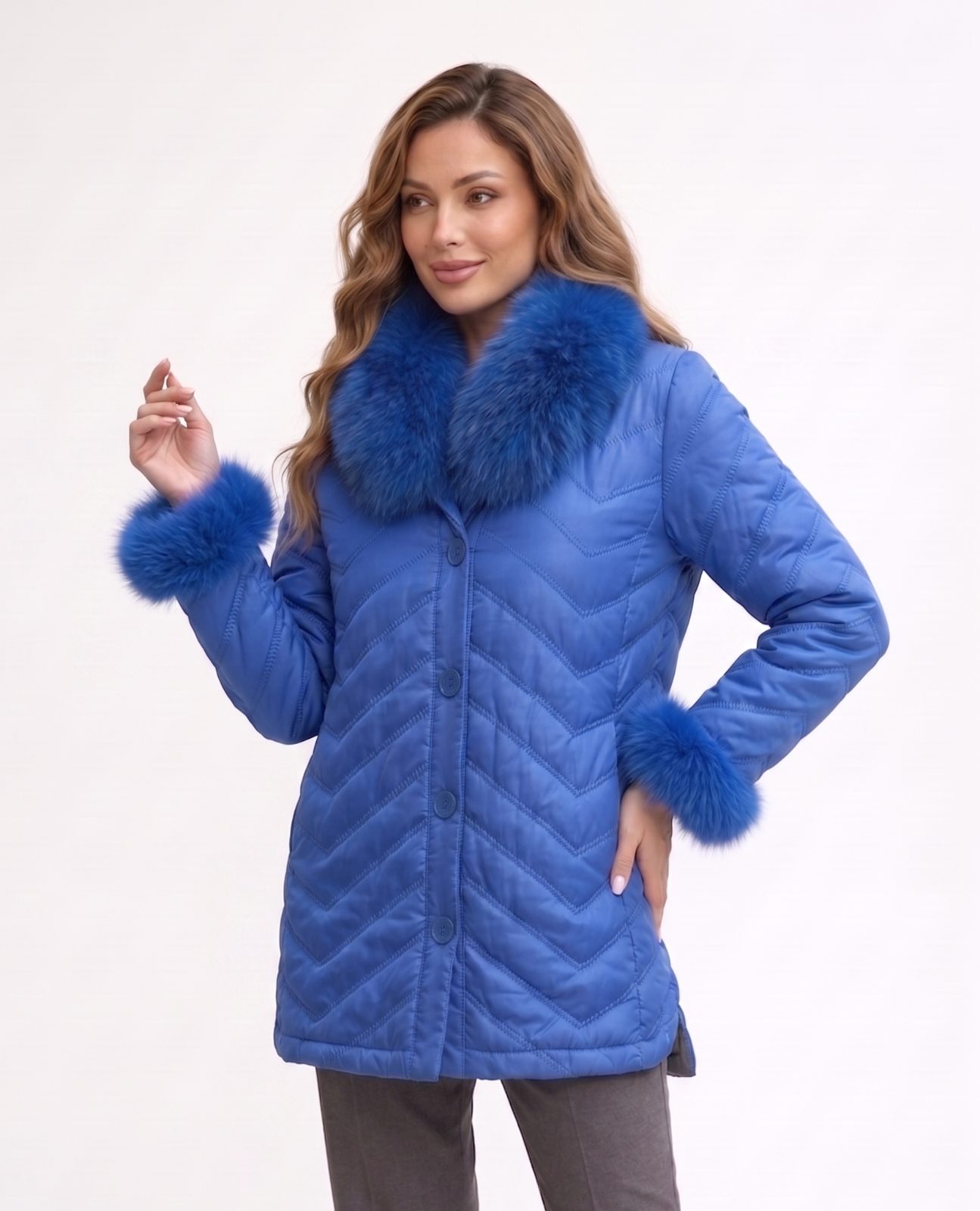 CHAQUETA ZORRO LARGA REVERSIBLE