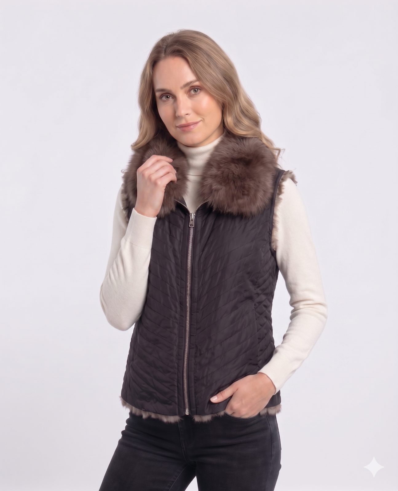 CHALECO REVERSIBLE CONEJO