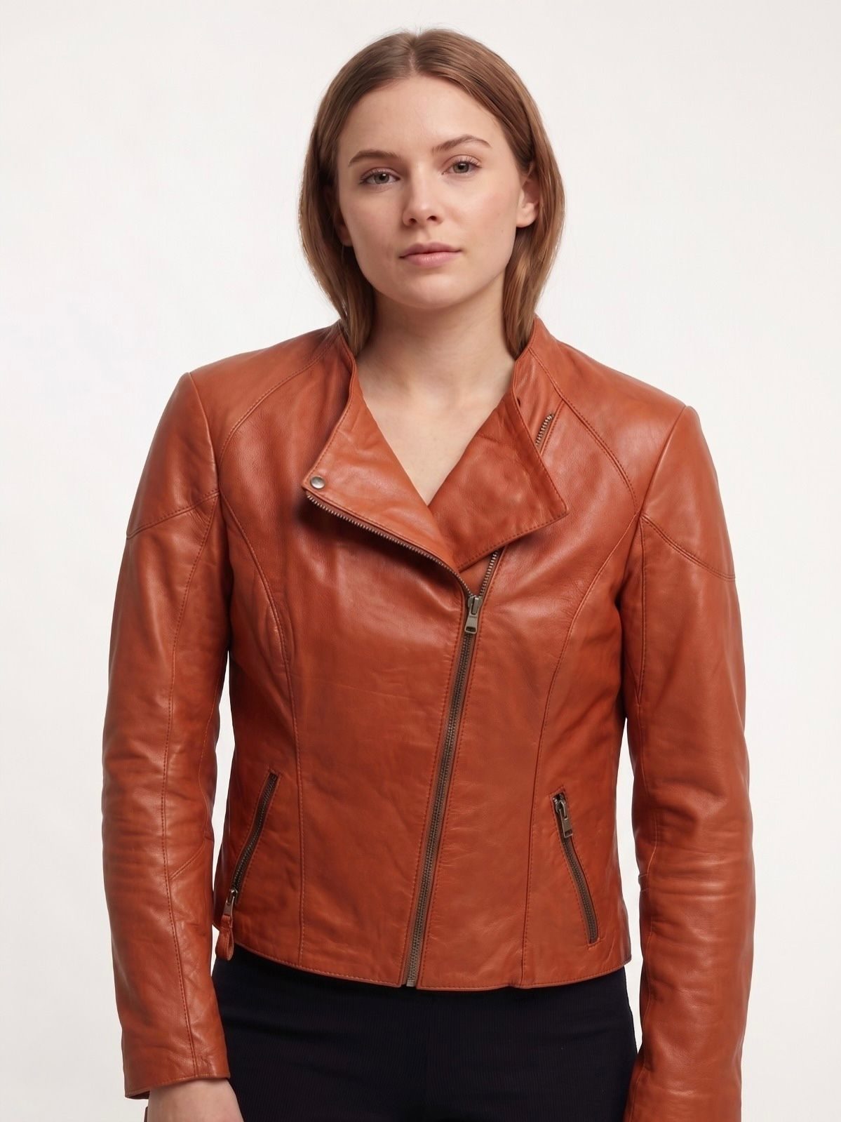 CAMPERA CUERO CAPRICCI BIKER GLAM