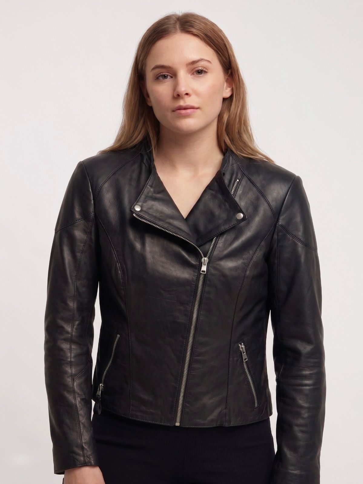 CAMPERA CUERO CAPRICCI BIKER GLAM