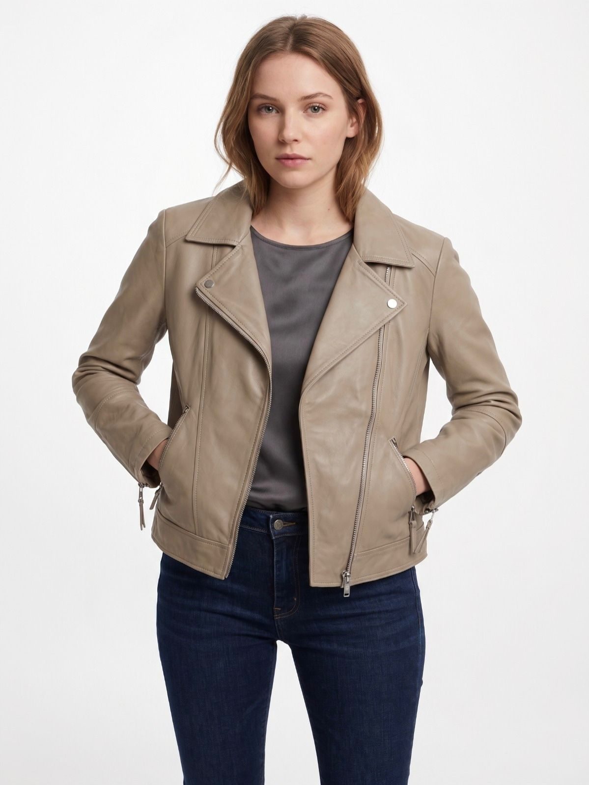 CAMPERA CUERO OVINO AVIADORA
