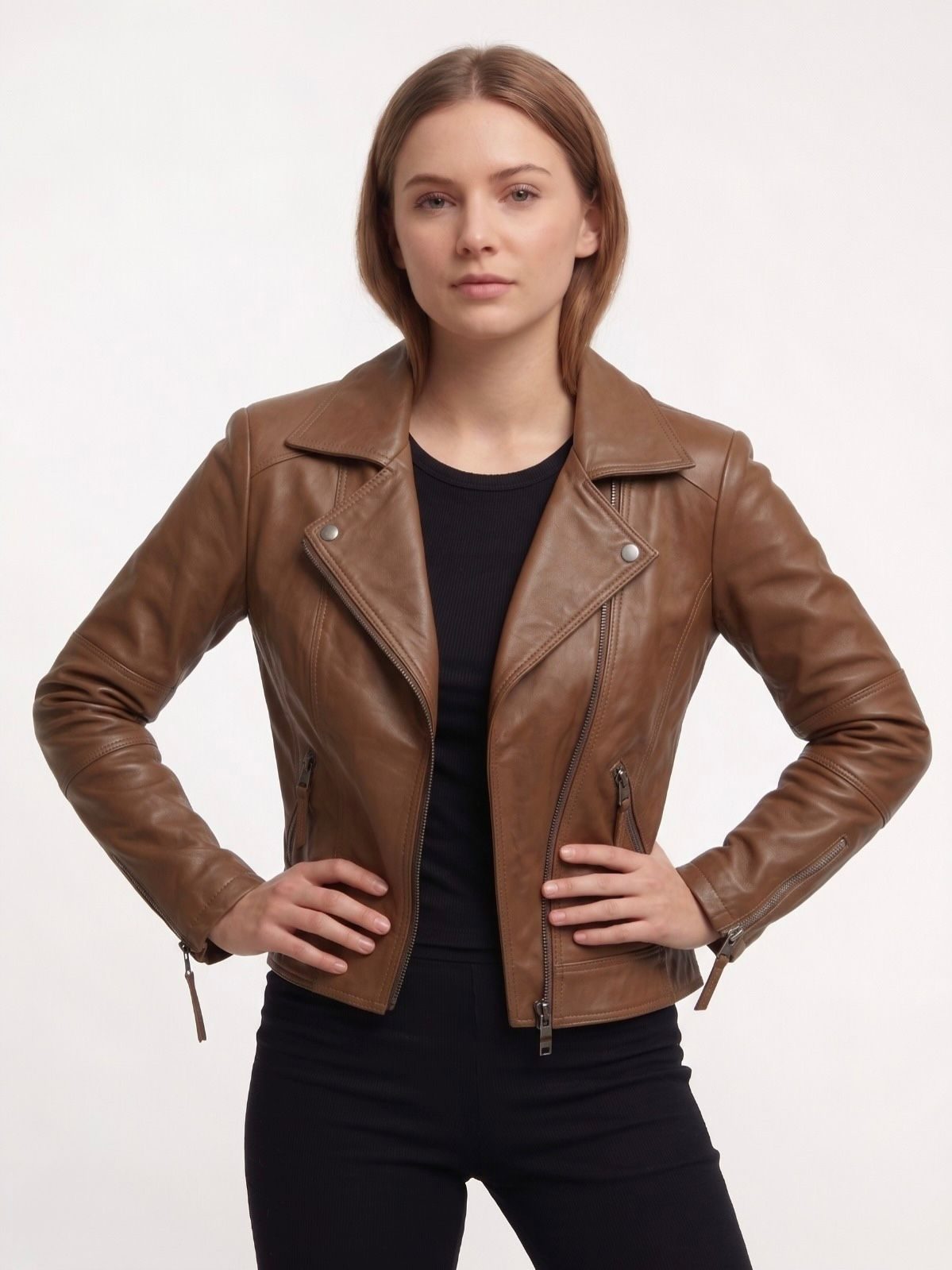 CAMPERA CUERO OVINO AVIADORA